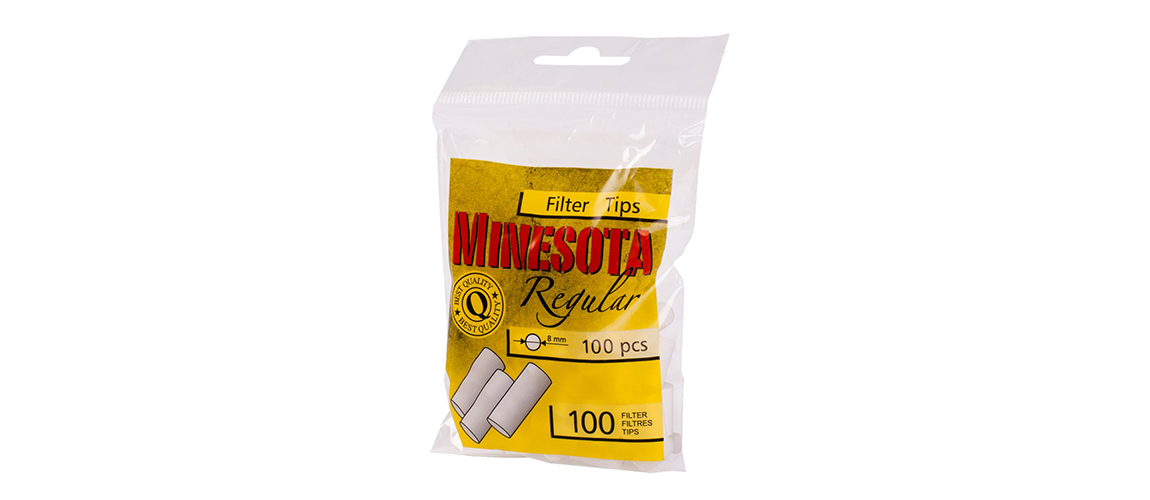 Minesota regular filter tips ⌀ 8mm the length 15mm